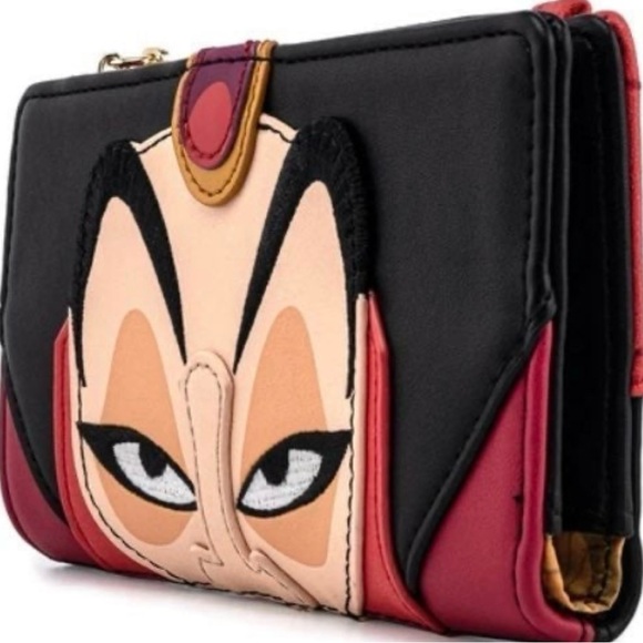 NWT Loungefly Disney villain Jafar cosplay with flap wallet - Picture 9 of 16